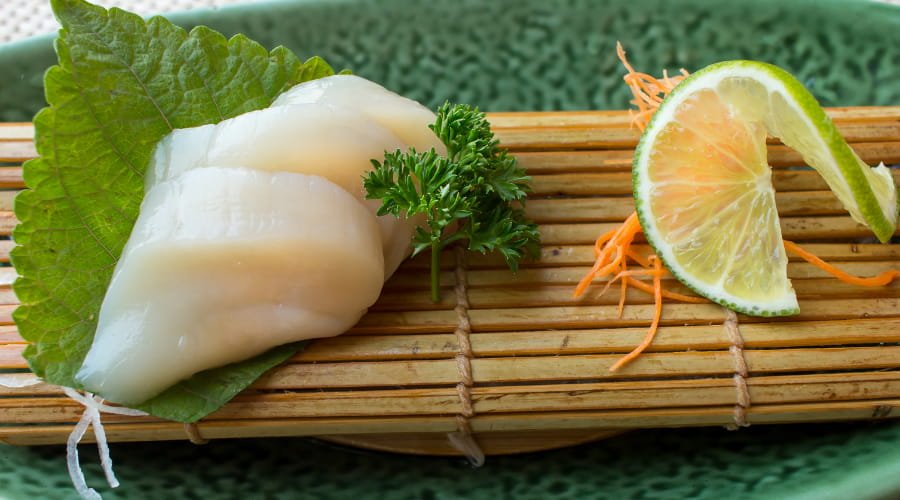 raw scallops recipe