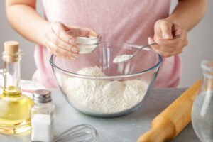 Do you double baking powder when doubling a recipe
