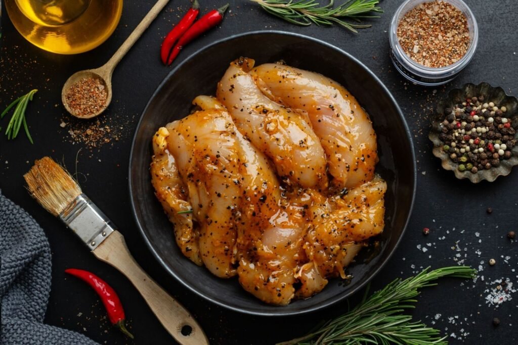 can i marinate frozen chicken
