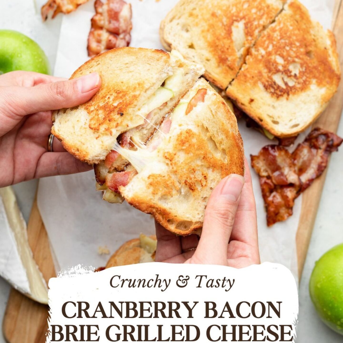 Cranberry Bacon Brie Grilled Cheese Sandwich Recipe