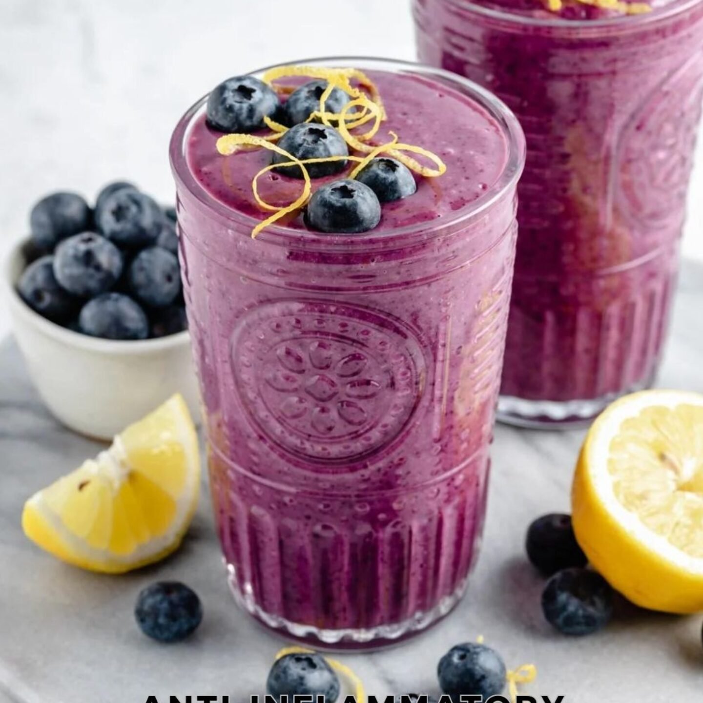 Anti-Inflammatory Lemon-Blueberry Smoothie Recipe