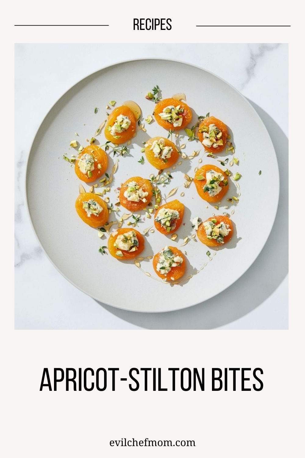 Apricot-Stilton Bites Recipe