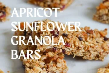 Apricot-Sunflower Granola Bars