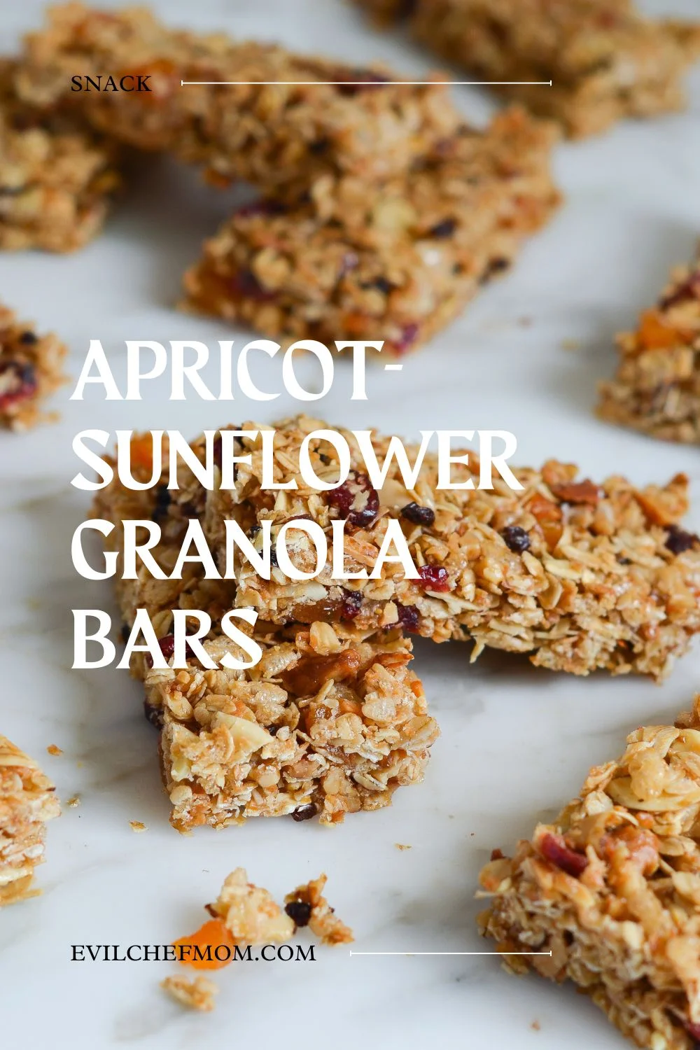Apricot-Sunflower Granola Bars
