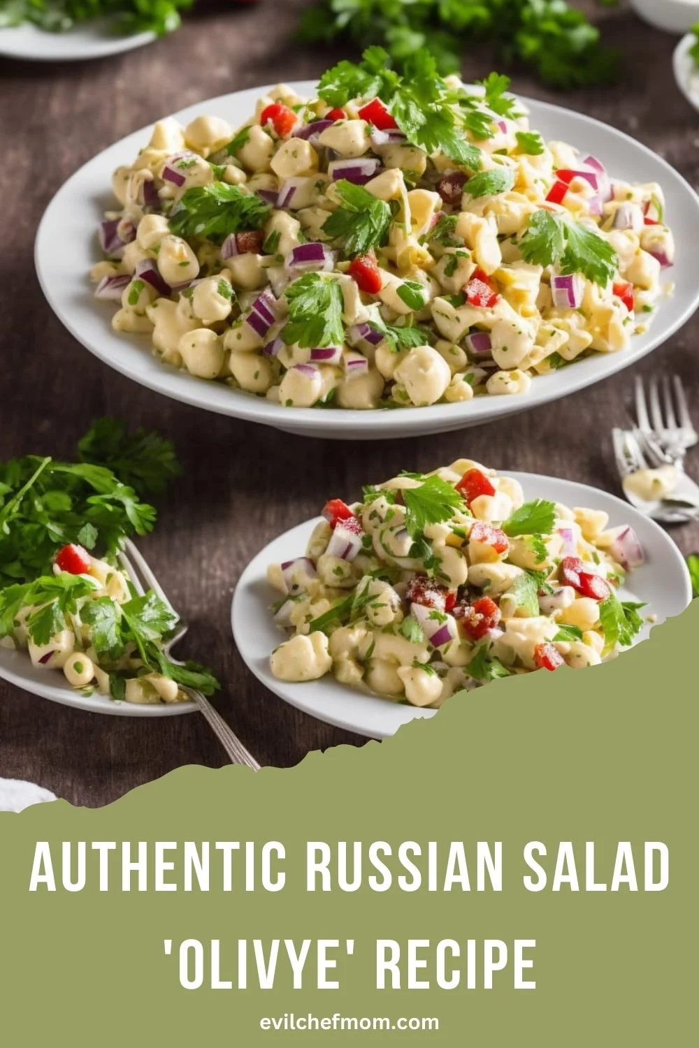 Authentic Russian Salad 'Olivye' Recipe