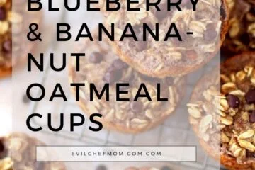 Baked Blueberry & Banana-Nut Oatmeal Cups Recipe