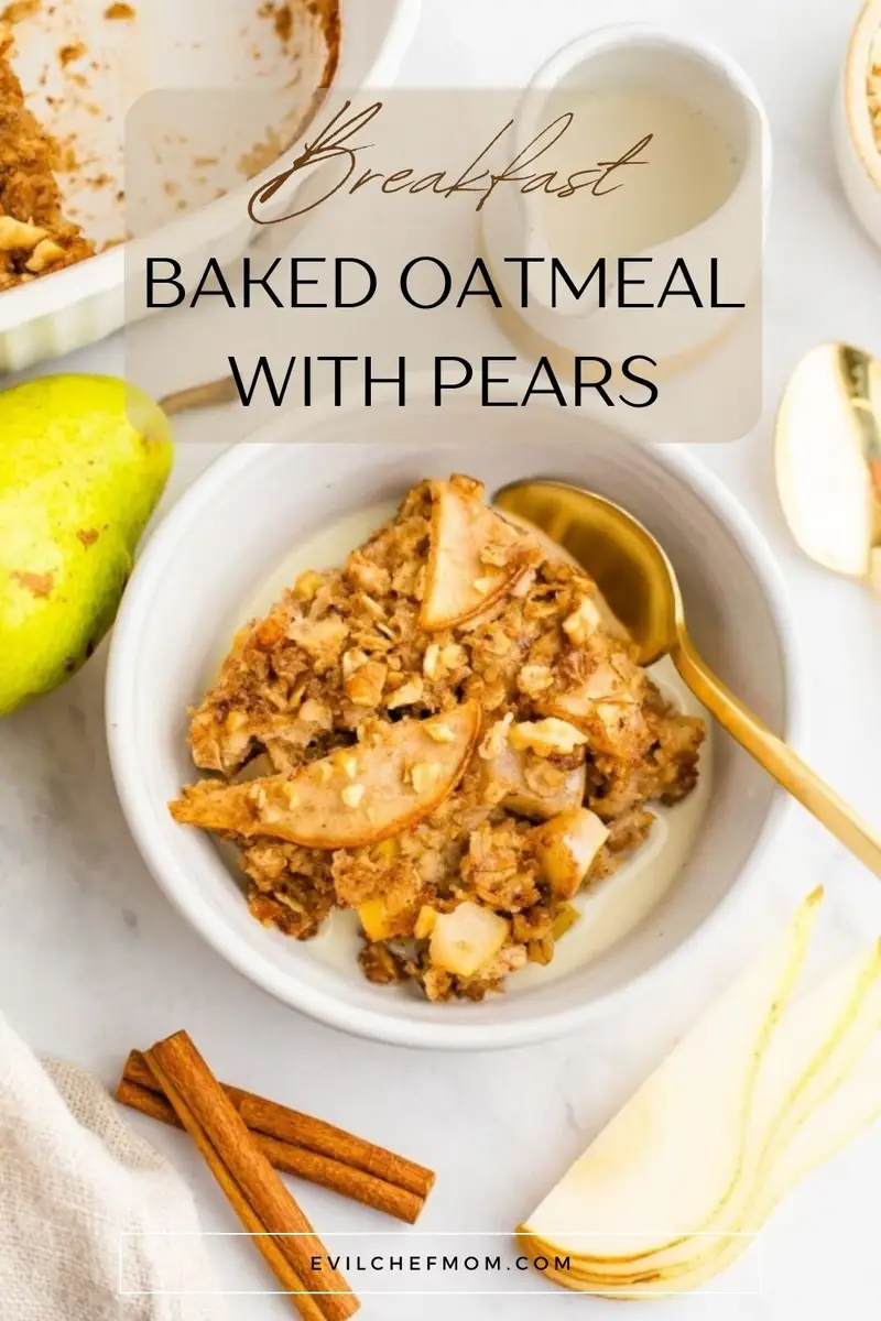 Baked Oatmeal with Pears