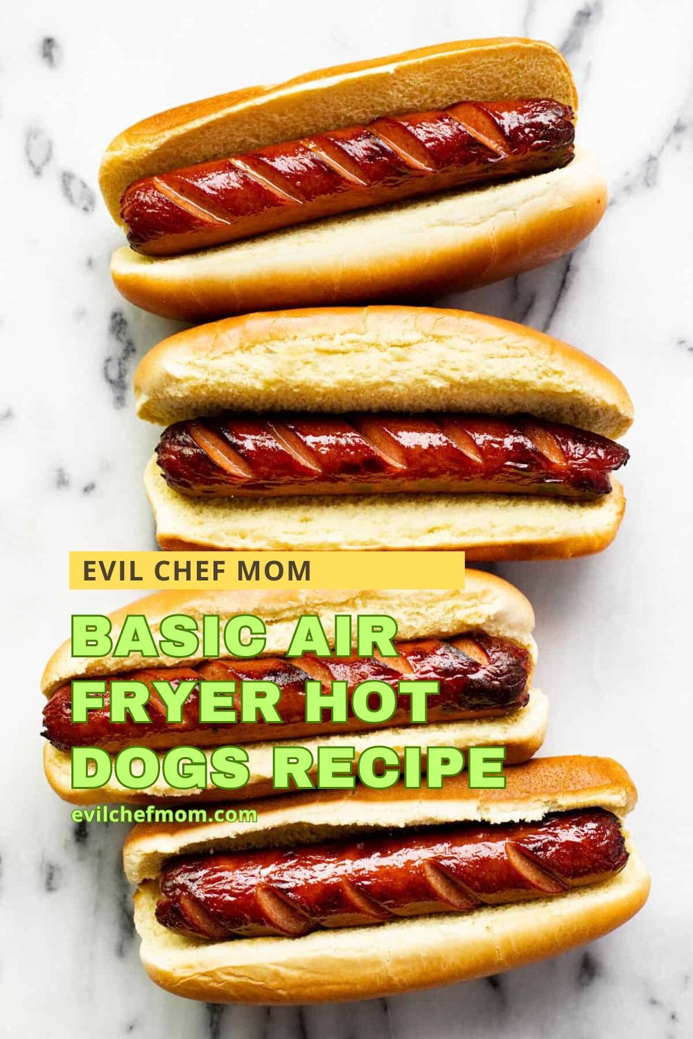 Basic Air Fryer Hot Dogs Recipe
