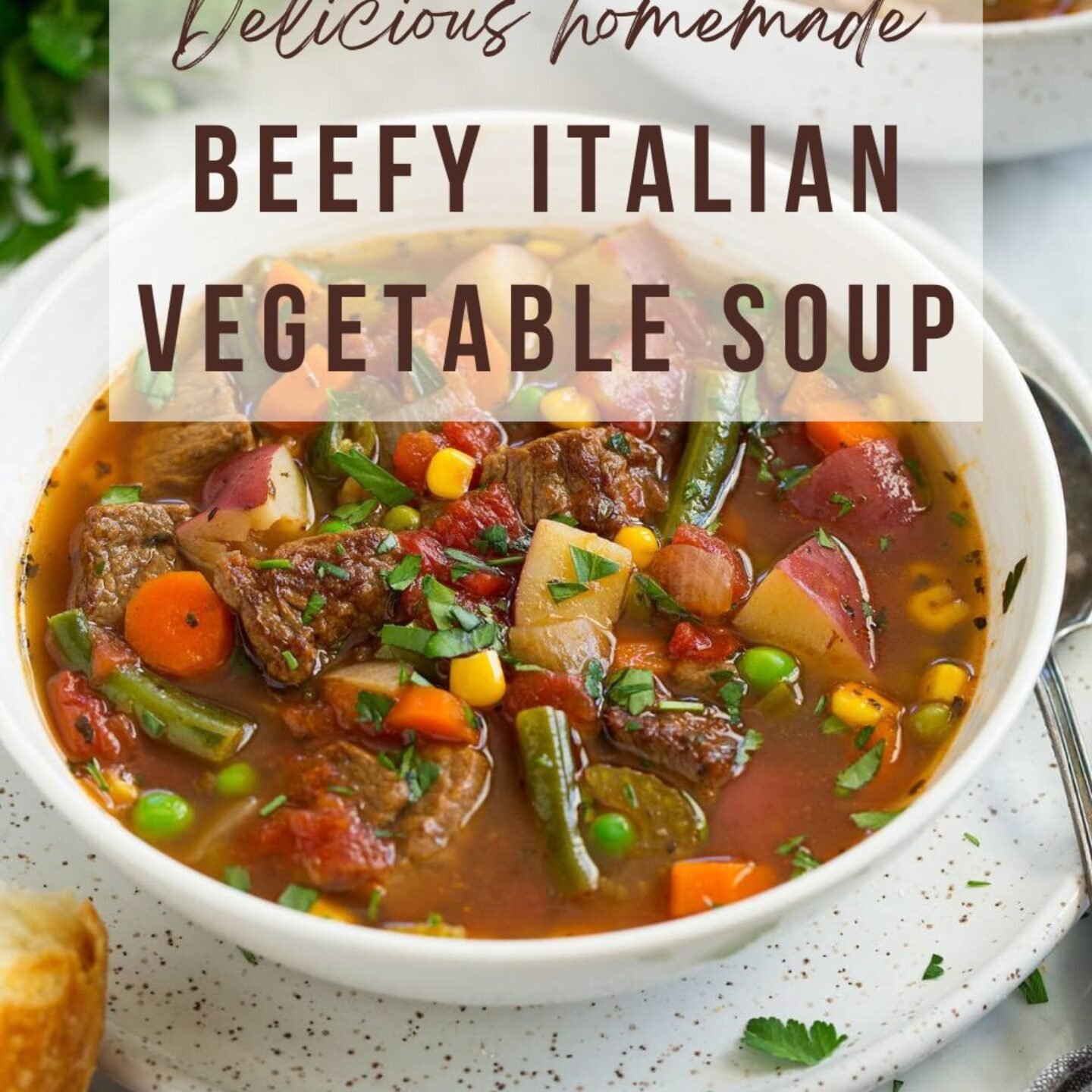 Beefy Italian Vegetable Soup