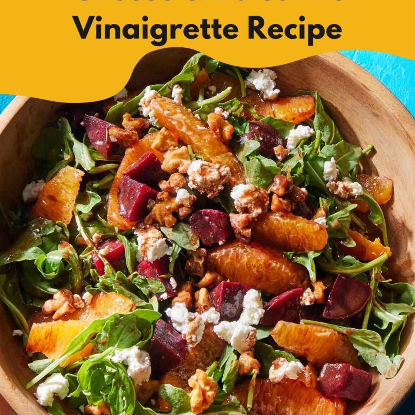 Beet Salad with Goat Cheese & Balsamic Vinaigrette Recipe