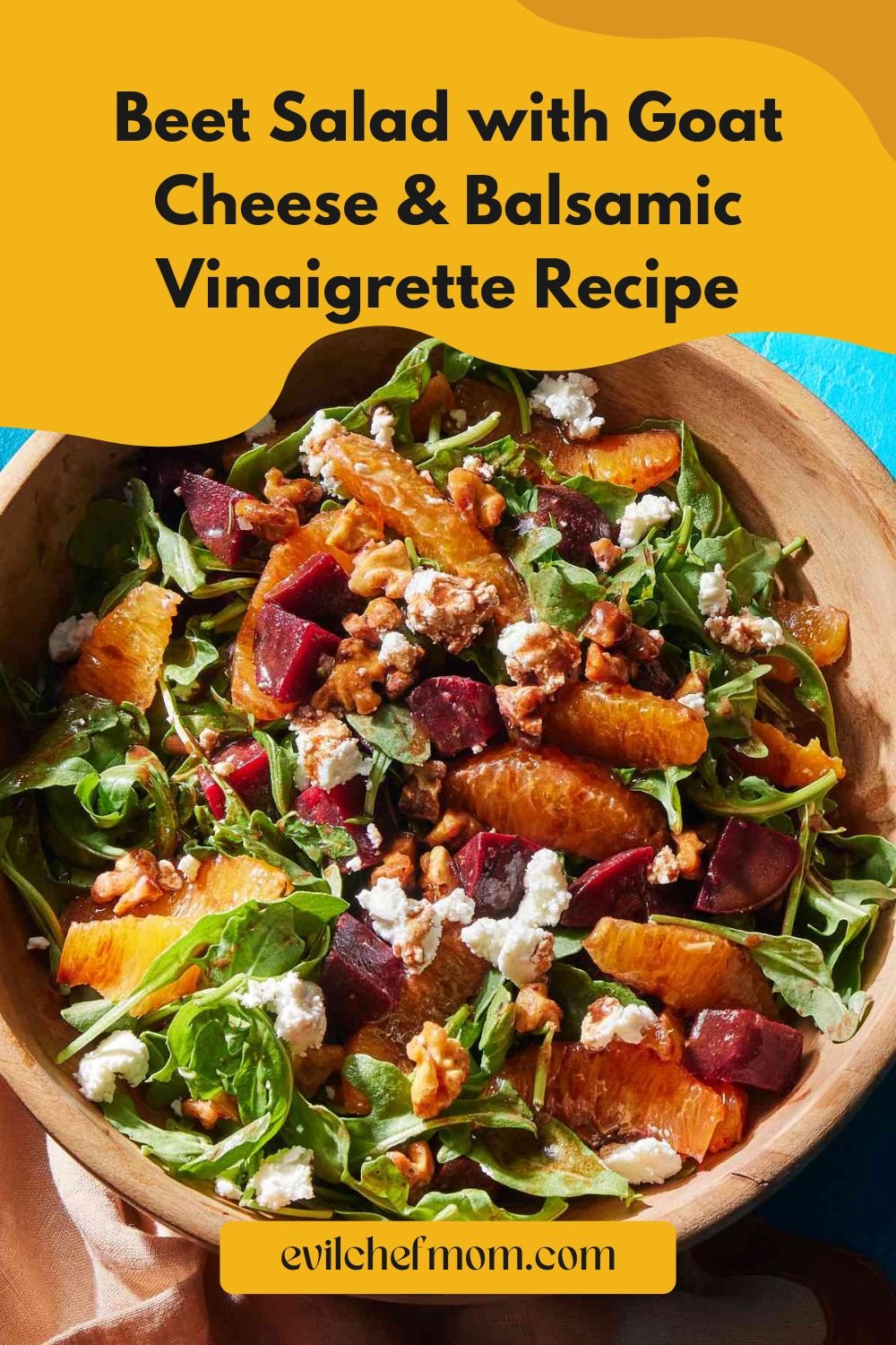 Beet Salad with Goat Cheese & Balsamic Vinaigrette Recipe