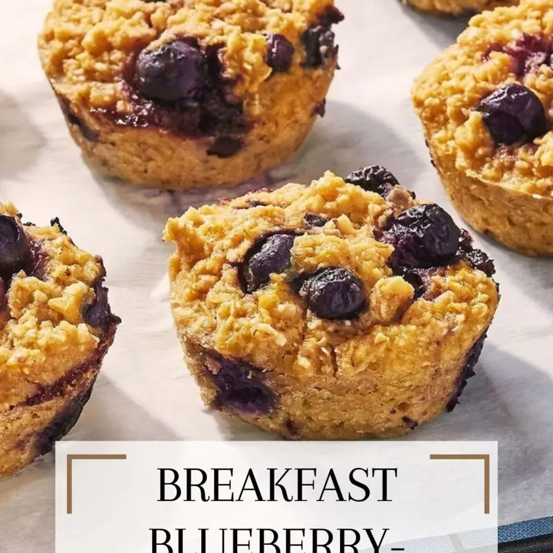 Breakfast Blueberry-Oatmeal Cakes