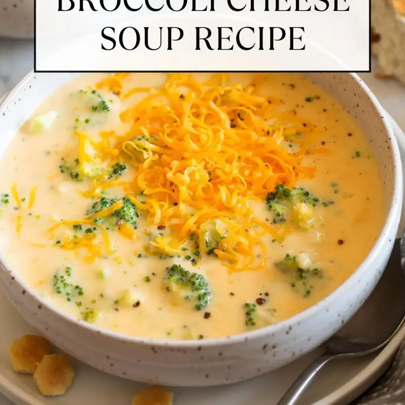 Broccoli Cheese Soup Recipe