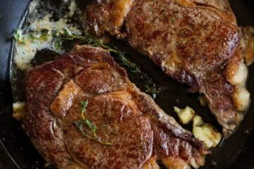 Cast Iron Pan-Seared Steak Recipe (Oven-Finished)
