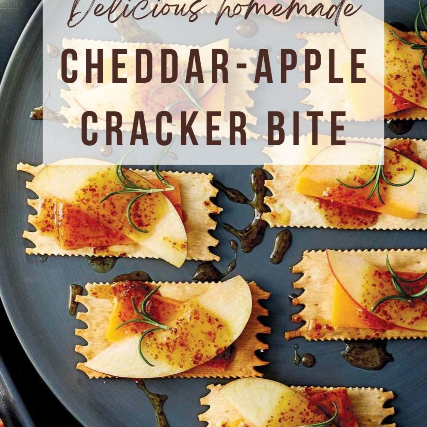 Cheddar-Apple Cracker Bites Recipe