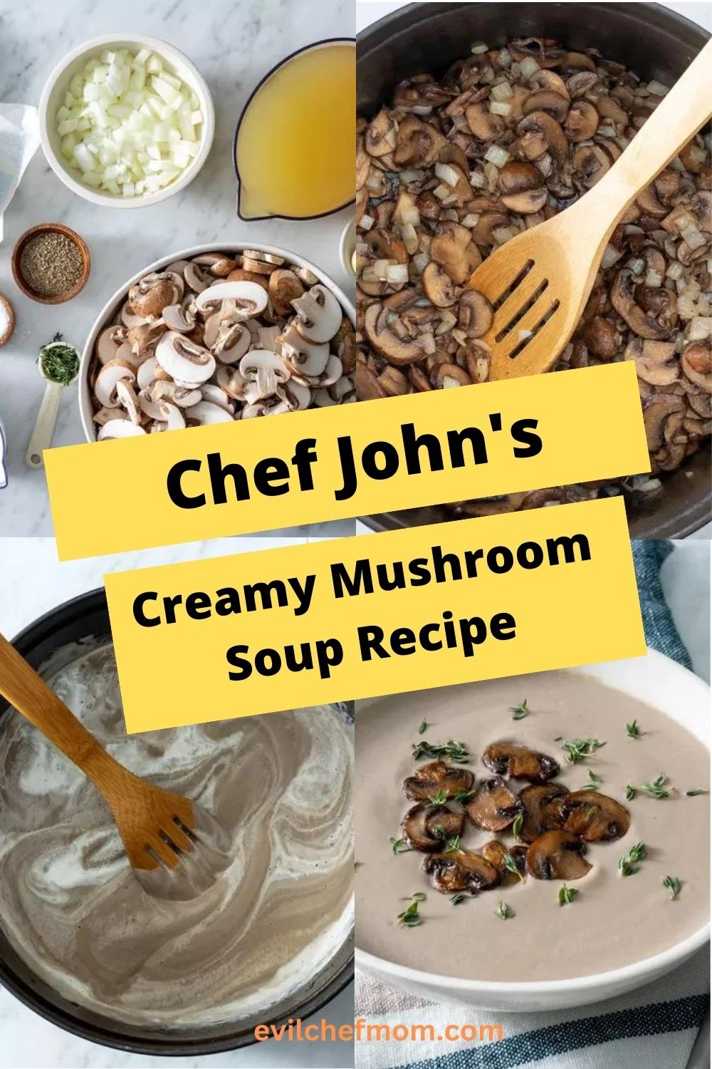 Chef John's Creamy Mushroom Soup Recipe