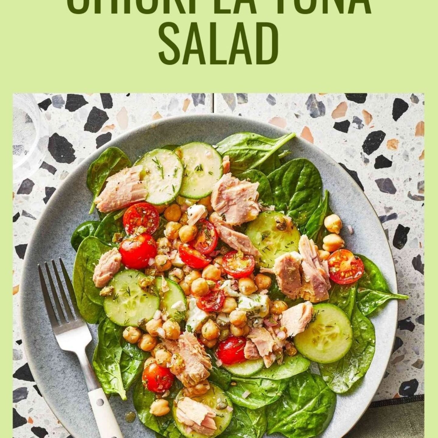 Chickpea Tuna Salad Recipe
