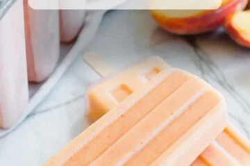 Chunky Peach Popsicles Recipe