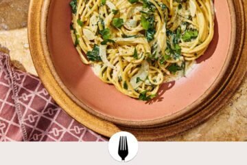 Creamy Lemon-Garlic Spaghetti & Spinach Recipe