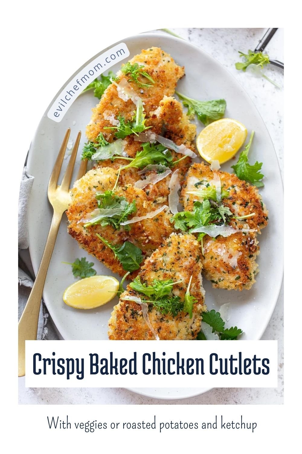 Crispy Baked Chicken Cutlets