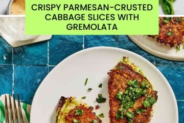 Crispy Parmesan-Crusted Cabbage Slices with Gremolata Recipe