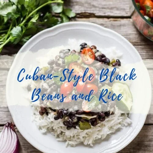 Cuban-Style Black Beans and Rice