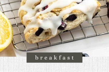 Easy Lemon Blueberry Scones Recipe