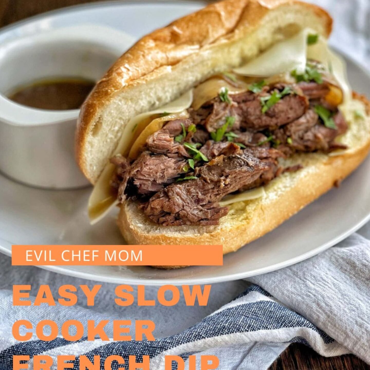 Easy Slow Cooker French Dip Recipe
