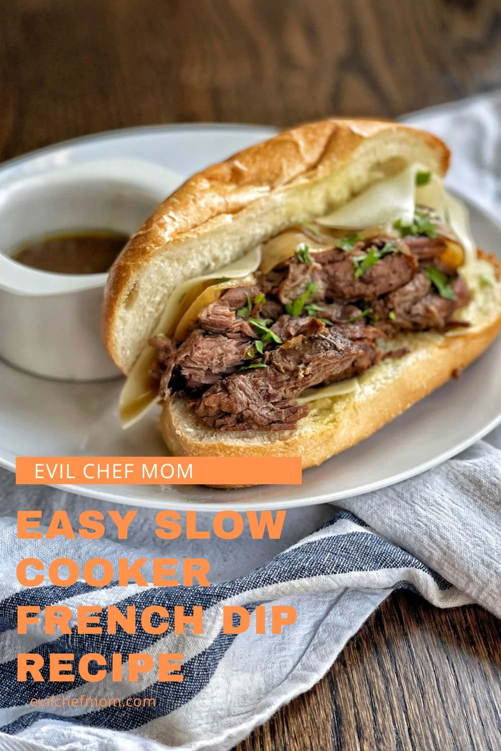 Easy Slow Cooker French Dip Recipe