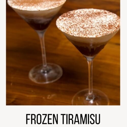 Frozen Tiramisu Espresso Martini