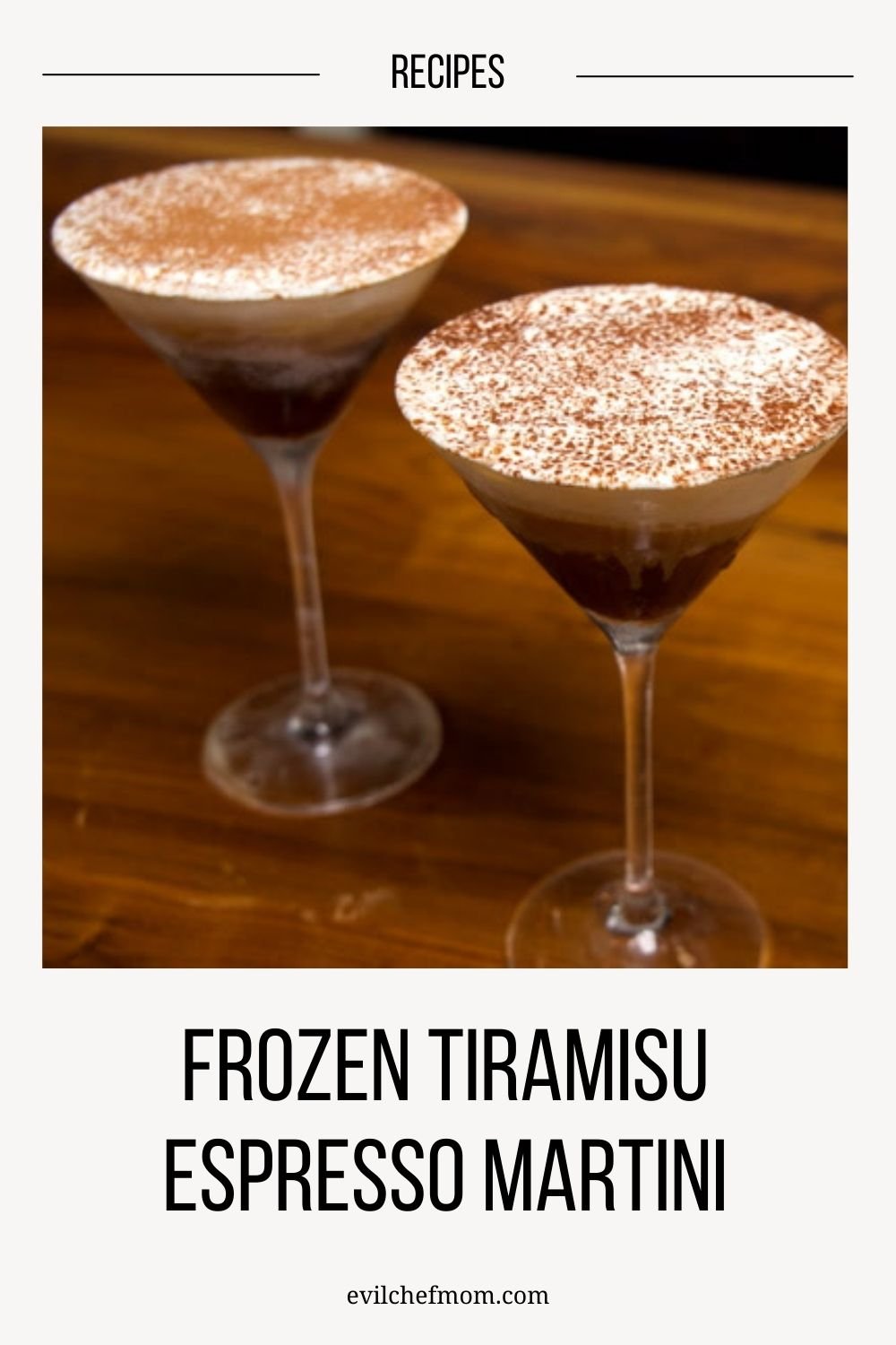 Frozen Tiramisu Espresso Martini