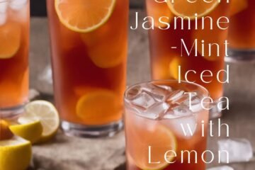 Green Jasmine-Mint Iced Tea with Lemon