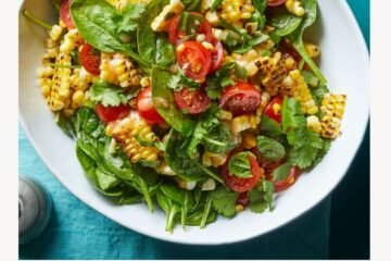 Grilled Corn Salad with Chili-Miso Dressing Recipe