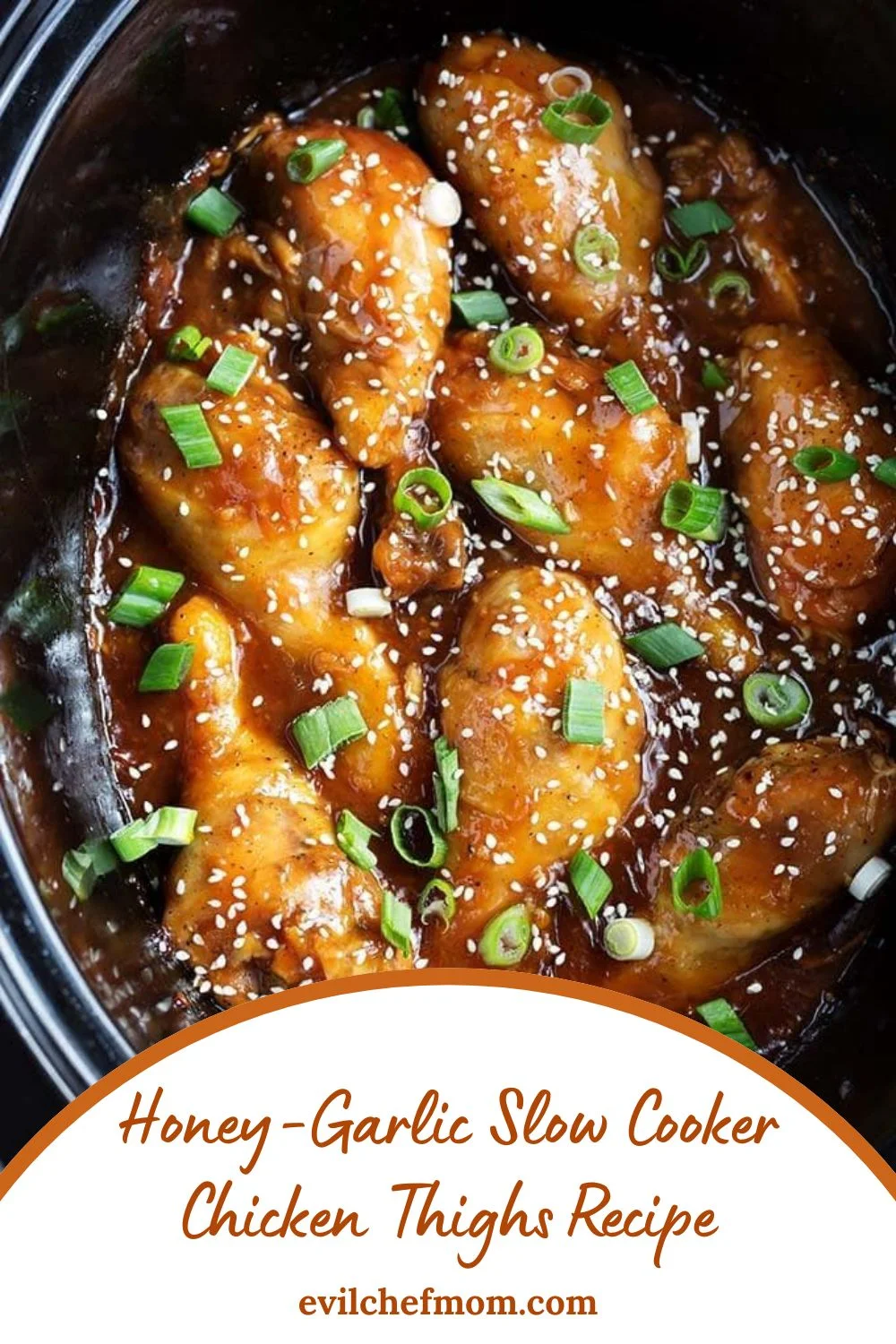 Honey-Garlic Slow Cooker Chicken Thighs Recipe
