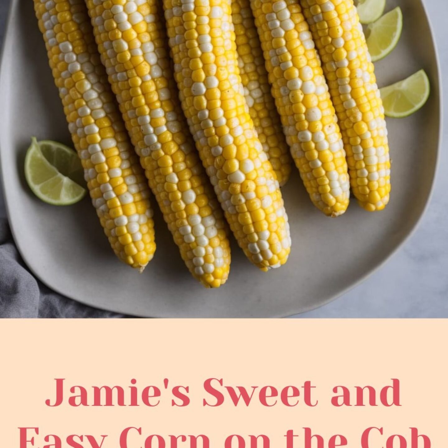 Jamie’s Sweet and Easy Corn on the Cob