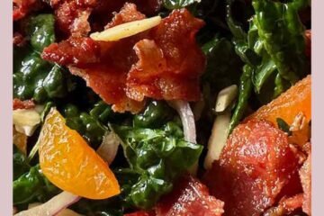 Lacinato Kale Salad with Warm Bacon Vinaigrette Recipe