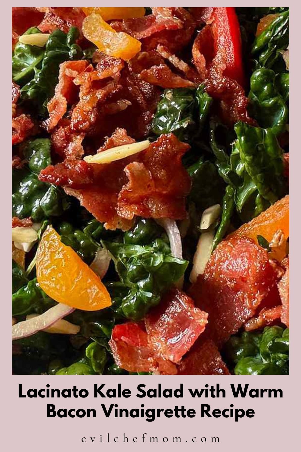 Lacinato Kale Salad with Warm Bacon Vinaigrette Recipe