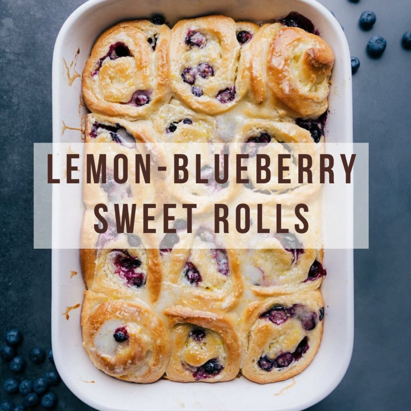 Lemon-Blueberry Sweet Rolls