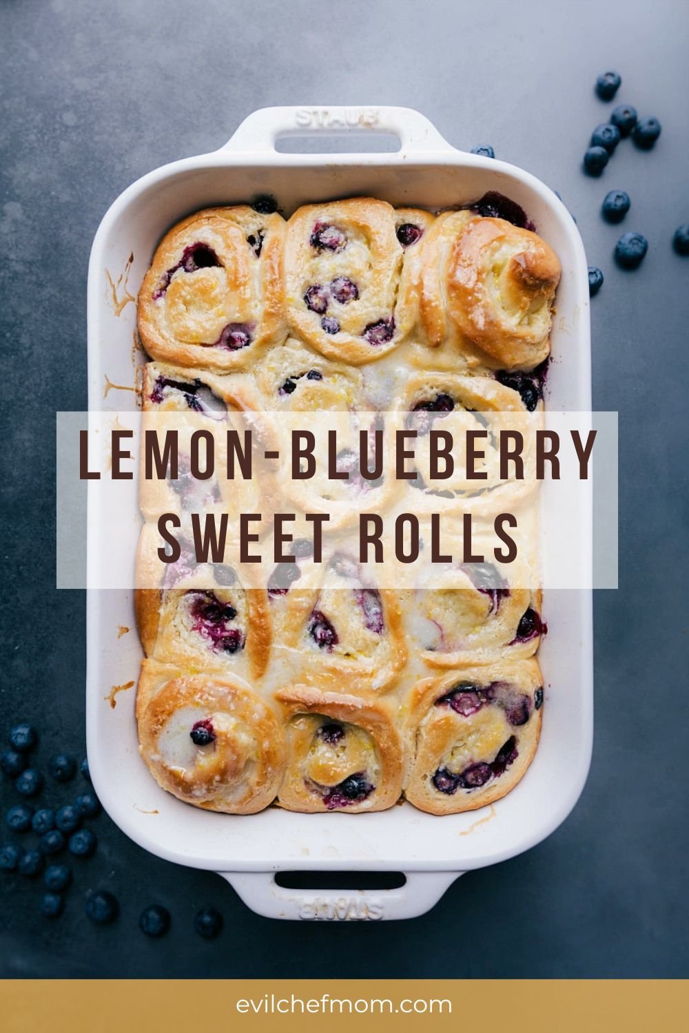Lemon-Blueberry Sweet Rolls