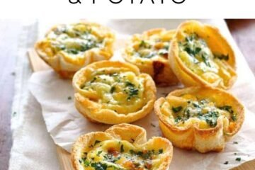 Muffin-Tin Quiches with Smoked Cheddar & Potato