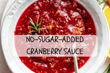 No-Sugar-Added Cranberry Sauce