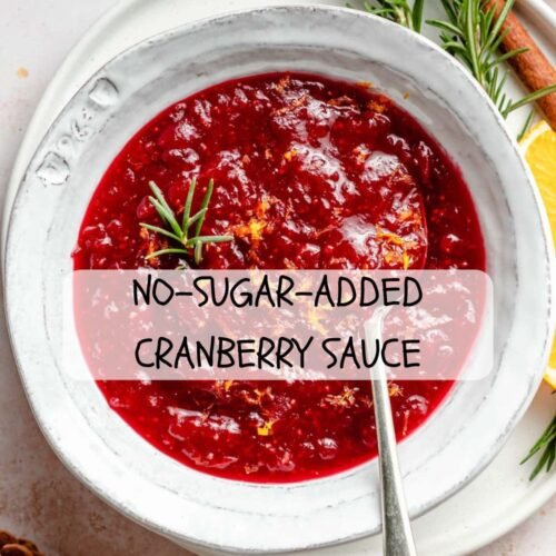 No-Sugar-Added Cranberry Sauce