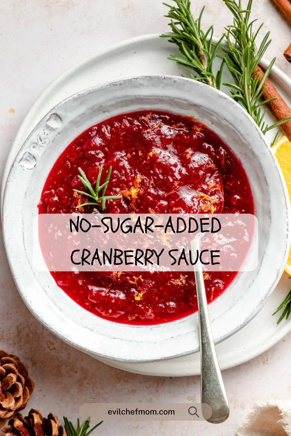No-Sugar-Added Cranberry Sauce