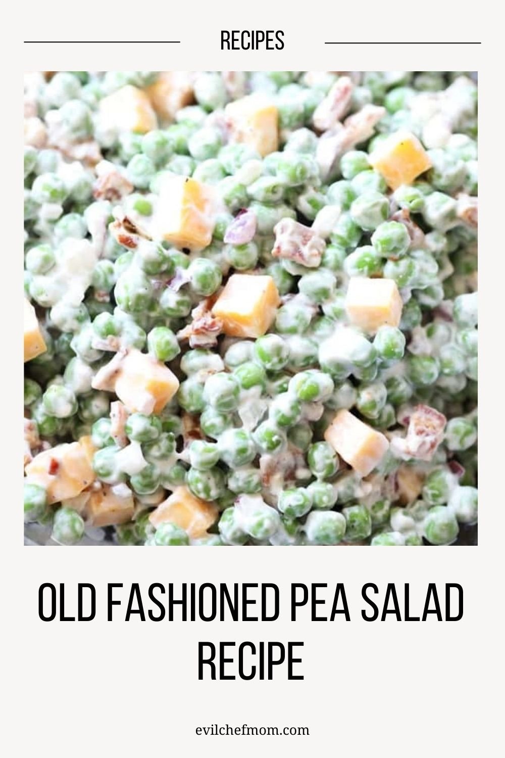 Old Fashioned Pea Salad Recipe
