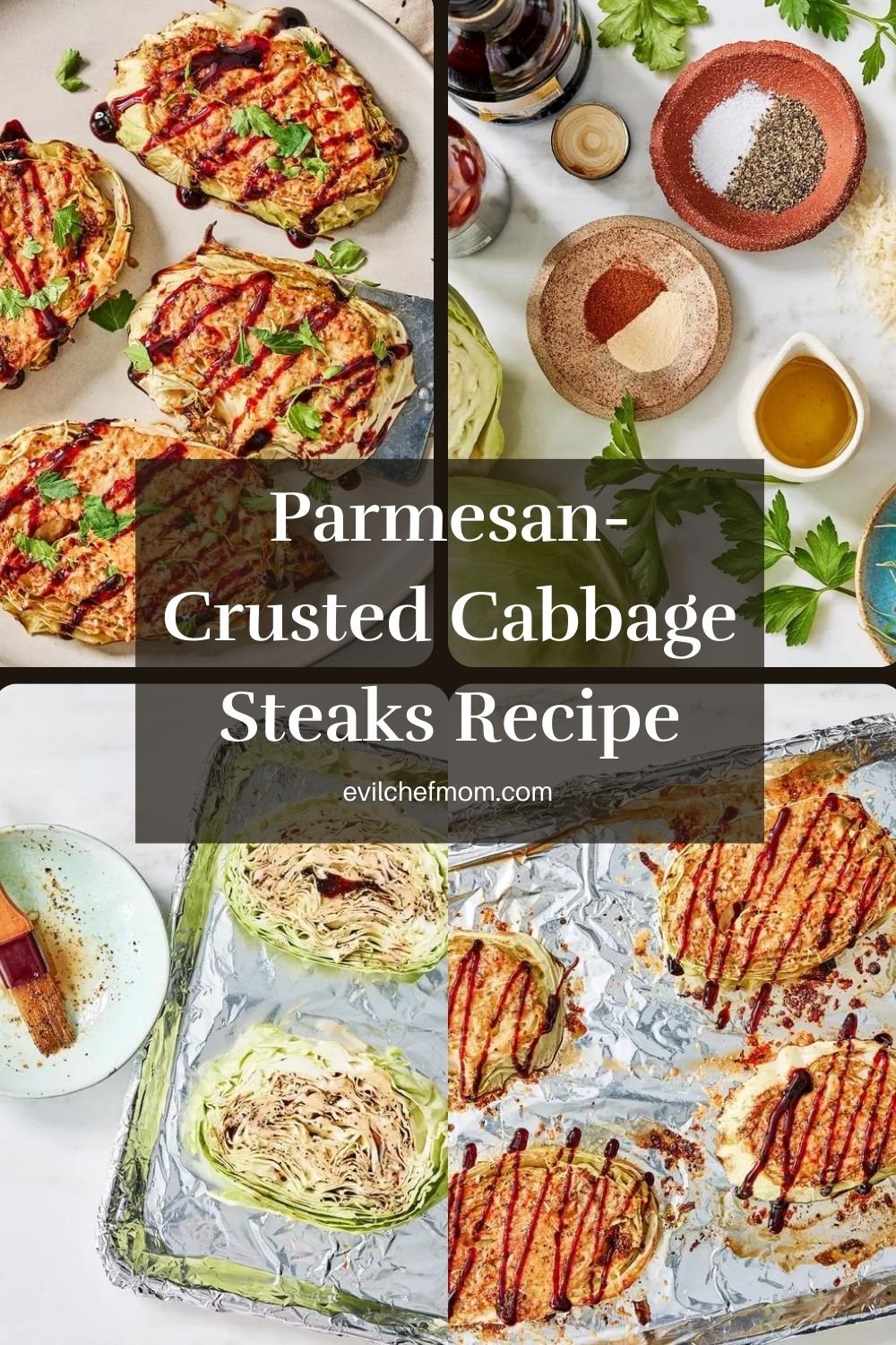 Parmesan-Crusted Cabbage Steaks Recipe