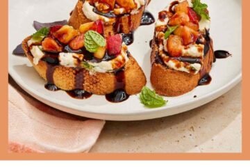 Peach Bruschetta Recipe