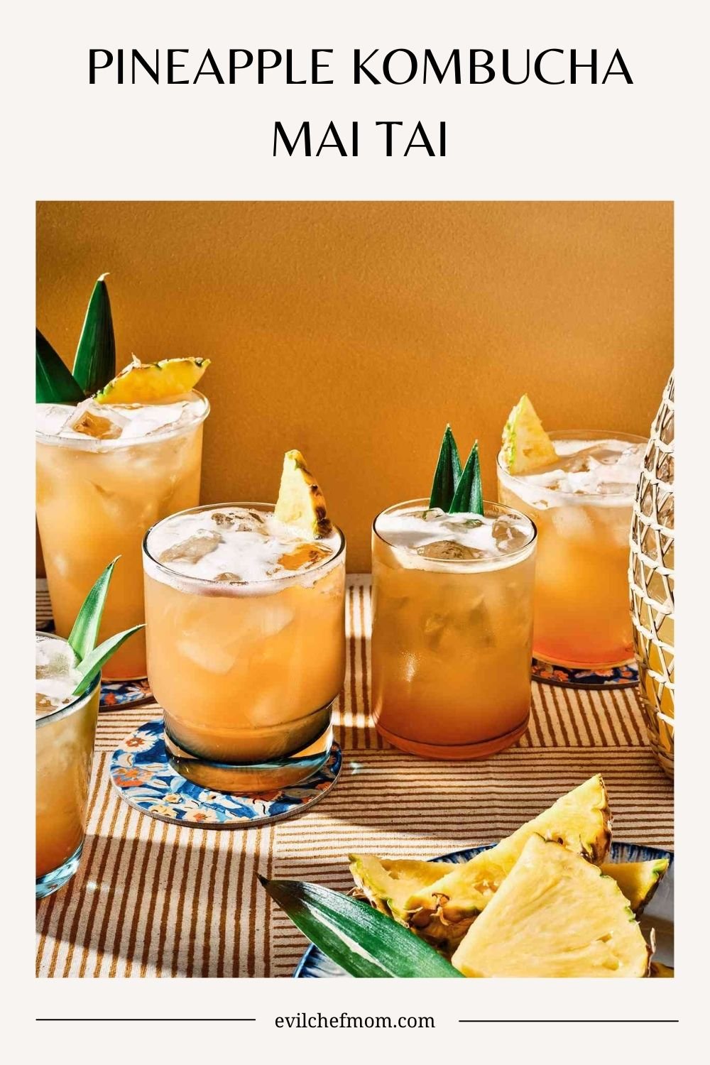 Pineapple Kombucha Mai Tai