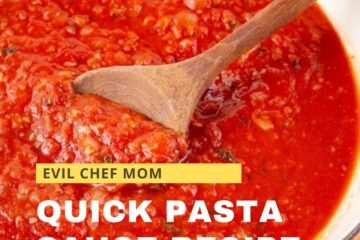 Quick Pasta Sauce Recipe