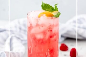 Raspberry Ginger Lime Seltzer