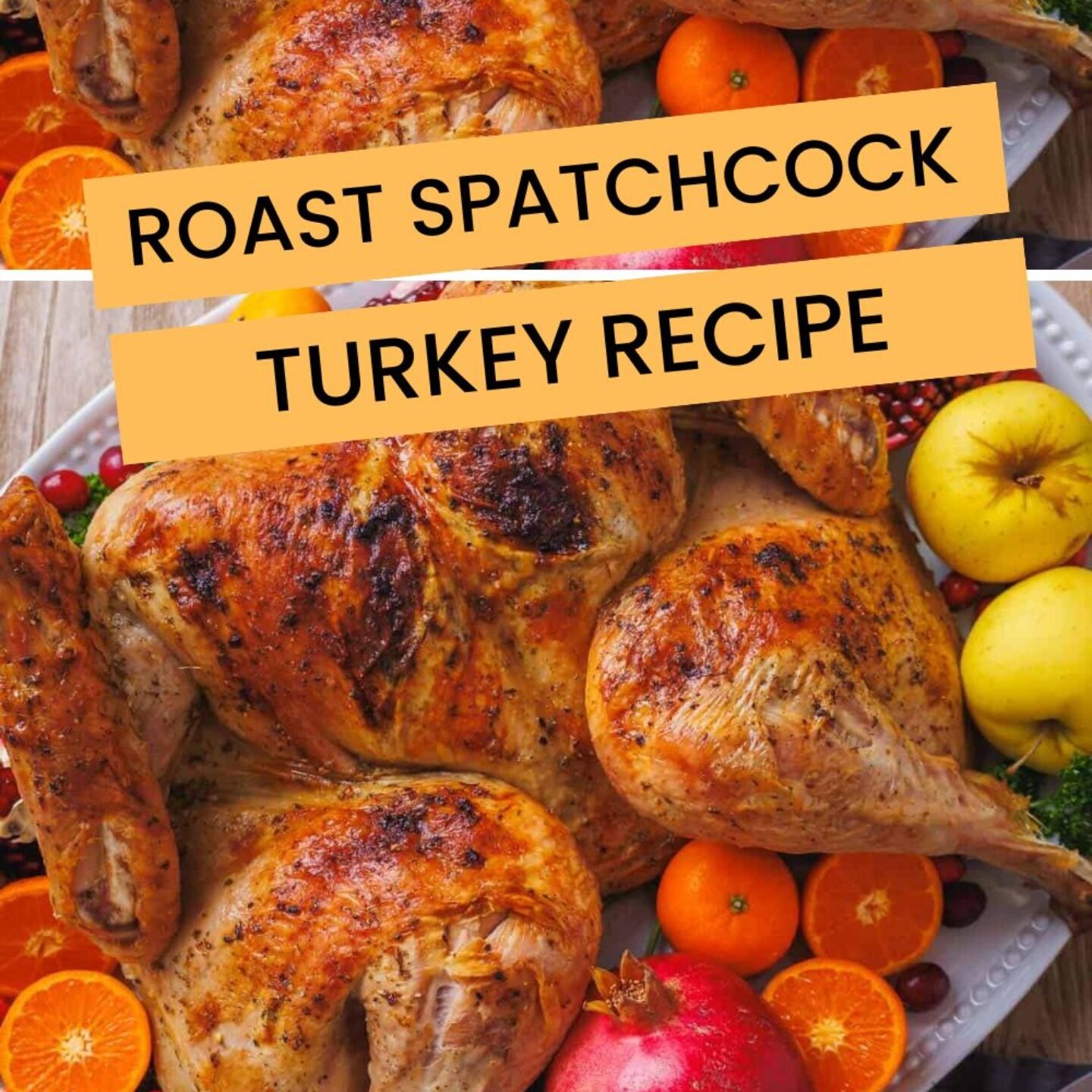 Roast Spatchcock Turkey Recipe